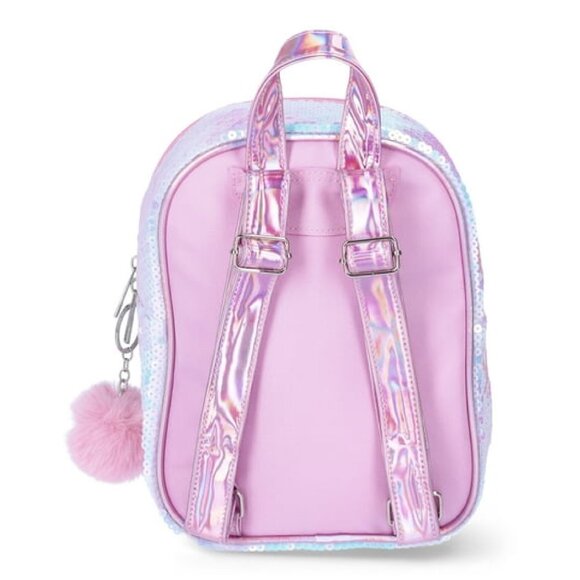 Hello Kitty Girls Mini Backpack, Sequin Detail, Locket Loop Handle - Picture 3 of 4
